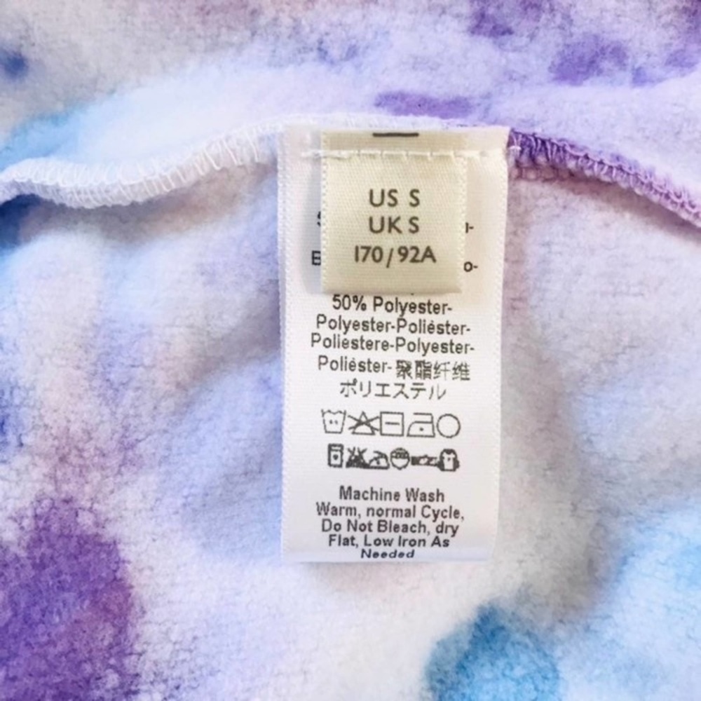 (A5) NEW Free People Movement Purple Tie Dye Work It Out Hoodie, Sz Small, NWOT - Picture 14 of 14